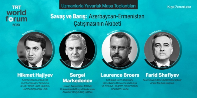 TRT World Forum 2020’de uzmanlarla yuvarlak masa toplantıları